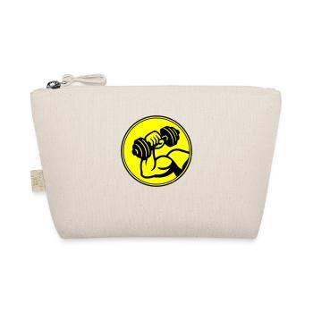 Dumbbell Muscles - Organic Pouch - nature - Front