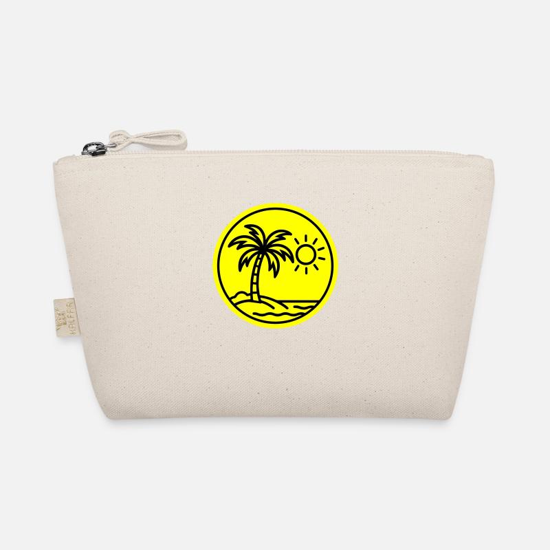 Sommer Palmen Strand Bio-Täschchen
