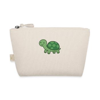 Tortue verte mignonne - Trousse biologique - nature - Devant
