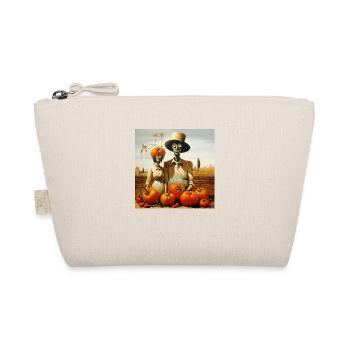 Tomato Farmer Man WomanTomato Landscape Surreal - Organic Pouch - nature - Front
