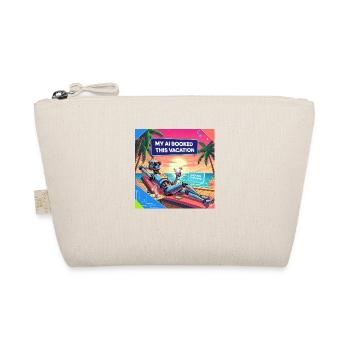 AI Paradise Vacation Robot Tee - Trousse biologique - nature - Devant
