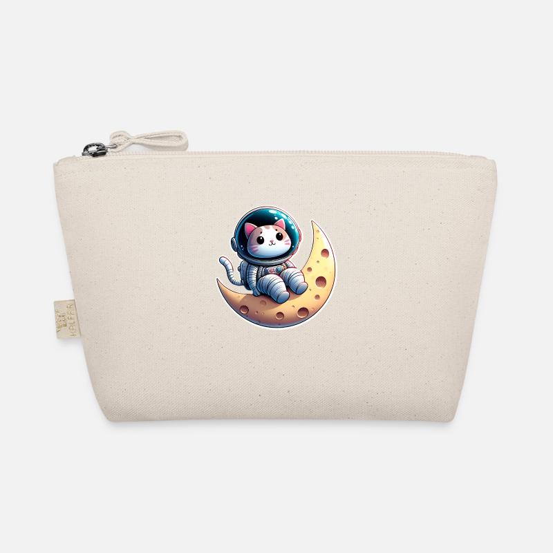 Chat astronaute mignon sur la lune Trousse biologique