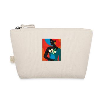 Femme Florale – Afro Pop Art - Trousse biologique - nature - Devant