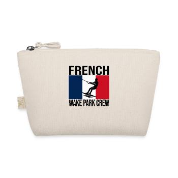 French Wake Park Crew Flag Tee - Bio-Täschchen - Natur - Vorne