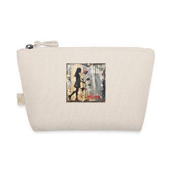 Graffiti LOVE Girl avec Rose Rust Street Art - Trousse biologique - nature - Devant