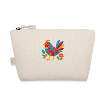 Patchwing – L’oiseau à plumes en tissu - Trousse biologique - nature - Devant
