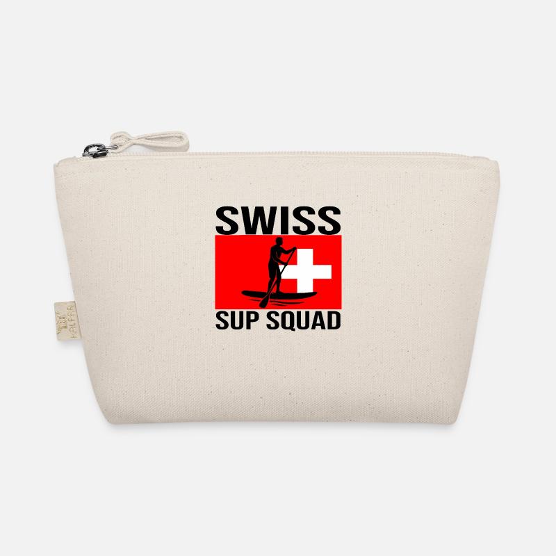 Swiss SUP Crew Paddel-Shirt Bio-Täschchen