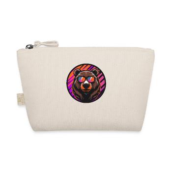 Bear Comic Cool - Organic Pouch - nature - Front