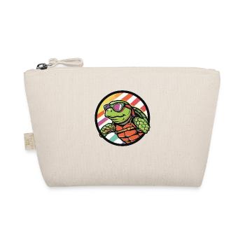 Tortue Bande Dessinée Cool - Trousse biologique - nature - Devant