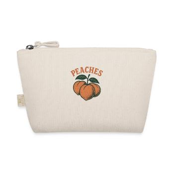 Vintage Peaches - Bio-Täschchen - Natur - Vorne