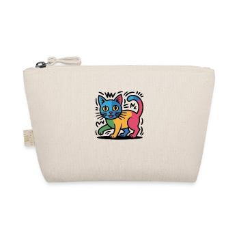 Street Art Cat - Organic Pouch - nature - Front