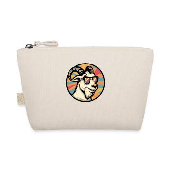 Mountain Goat Comic Cool - Organic Pouch - nature - Front