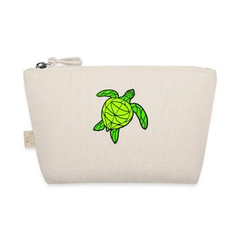 Water turtle lines strokes pattern nice cool - Organic Pouch - nature - Front