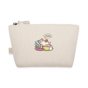 Chat paresseux avec pizza - Trousse biologique - nature - Devant
