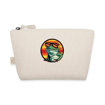 Frog Cool Comic - Organic Pouch - nature - Front