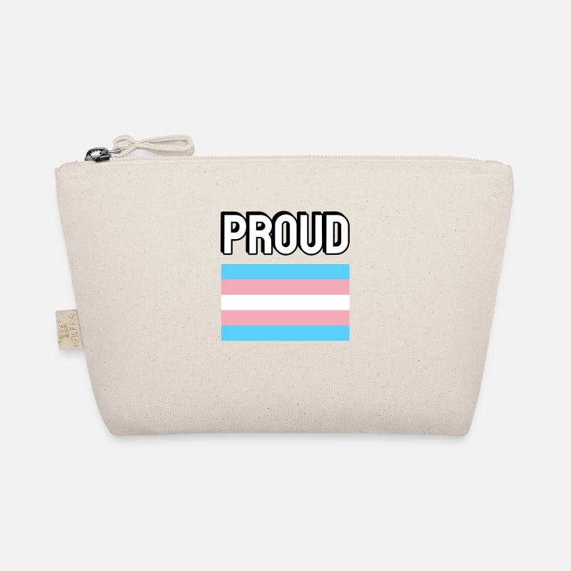 Trans Pride Transpride Flagge Stolz Bio-Täschchen