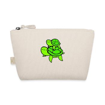 2 Tortues d’eau enfant papa maman père mère - Trousse biologique - nature - Devant