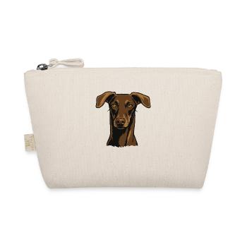 Proud greyhound – noble look - Organic Pouch - nature - Front