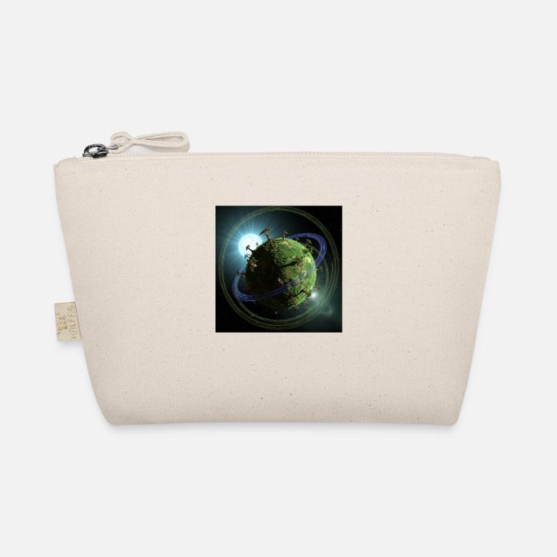 Earth in Space Green Organic Pouch