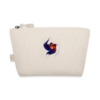 Cosmic Flow – a collection of vibrant, galactic - Organic Pouch - nature - Front