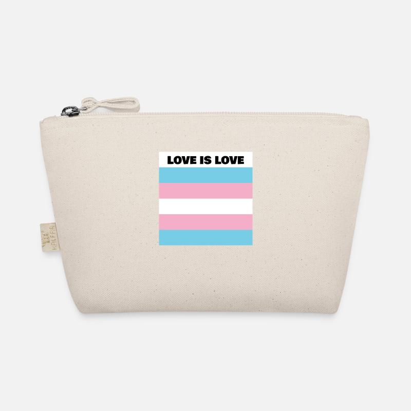 Drapeau LOVE IS LOVE TRANS Trousse biologique