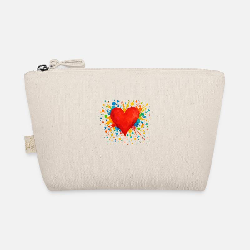 Heart Blobs Organic Pouch