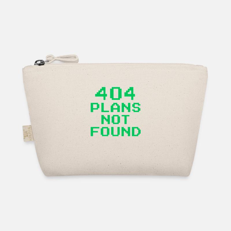 404 Plans Not Found | Retro Pixel Arcade Meme Organic Pouch