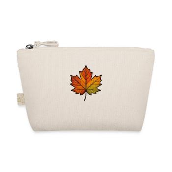 Leaf Autumn Maple Leaf - Organic Pouch - nature - Front