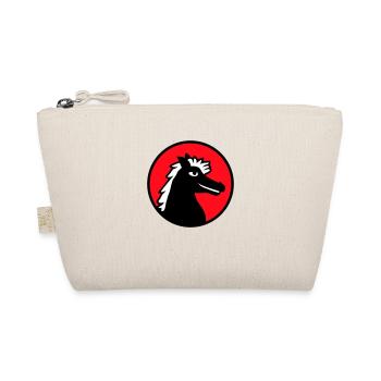 Horse Stallion Cool Pride Guy Riding Rider Hobby - Organic Pouch - nature - Front
