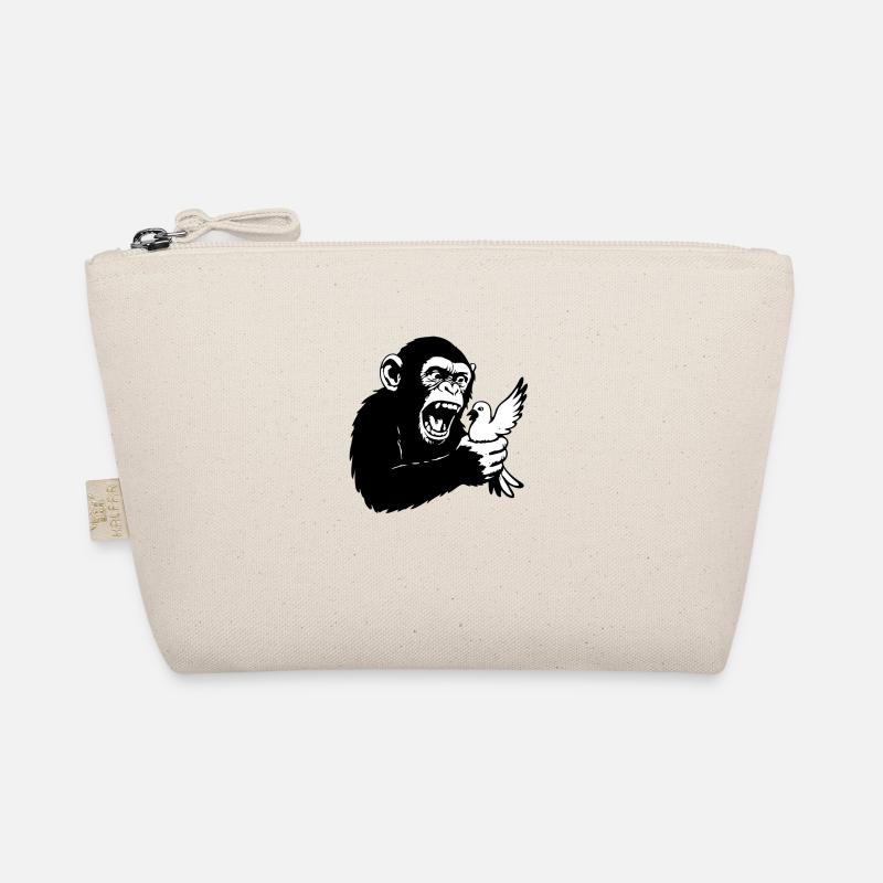 Monkey squeezes pigeon Organic Pouch
