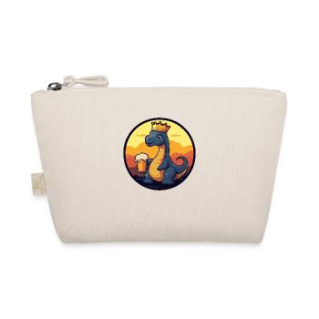 Dinosaur brontosaurus beer - Organic Pouch - nature - Front