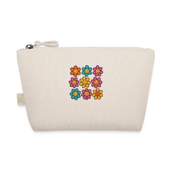 Flower Power – Cozy Retro Flowers - Bio-Täschchen - Natur - Vorne