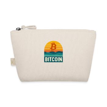 Bitcoin Retro - Bio-Täschchen - Natur - Vorne