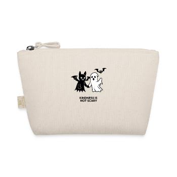 Kindness Is Not Scary – Ghost & Bat - Organic Pouch - nature - Front