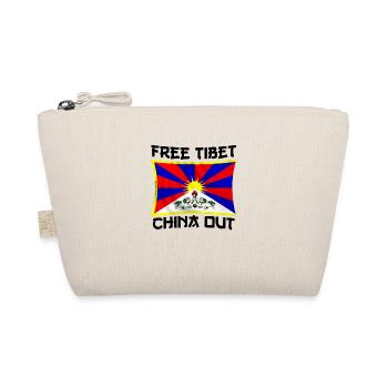 free Tibet - Bio-Täschchen - Natur - Vorne