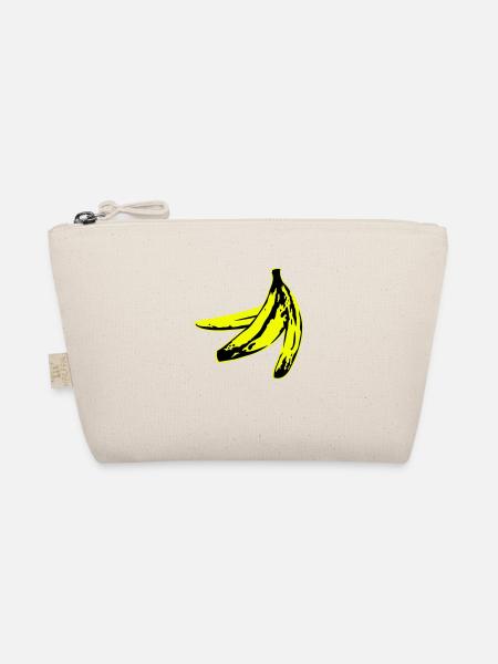 warholish banana peel - Organic Pouch - nature - Front