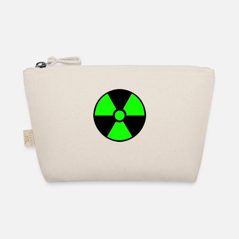 Radiation Symbol Organic Pouch
