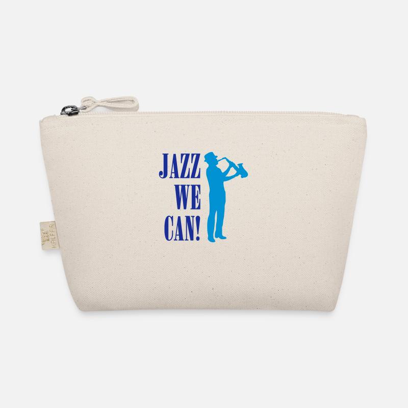 jazz_we_can_2c - Bio-Täschchen - Natur