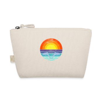 Delfin Mer Coucher de soleil - Trousse biologique - nature - Devant