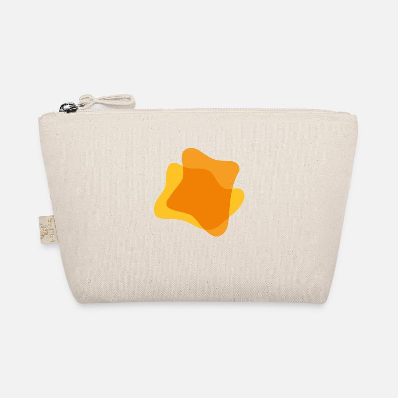 Farbkleckse Kleckse Farbspritzer Maler Geschenk - Bio-Täschchen - Natur