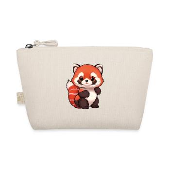 Total niedlicher roter Panda - Bio-Täschchen - Natur - Vorne