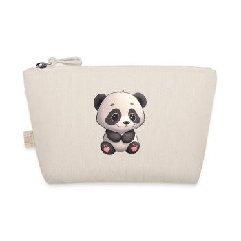 Total niedliches Panda-Bärchen - Bio-Täschchen - Natur - Vorne