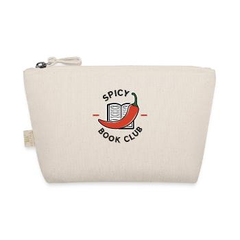 Spicy Book Club – Buch & Chili Design - Bio-Täschchen - Natur - Vorne