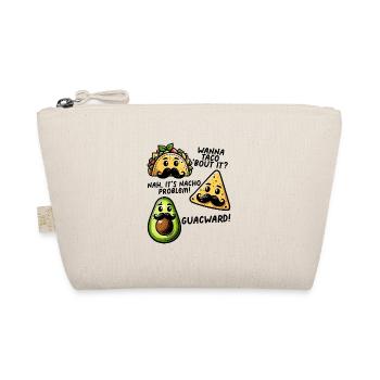 Lustiger Spruch Taco Nacho Avocado Humor Witzig - Bio-Täschchen - Natur - Vorne