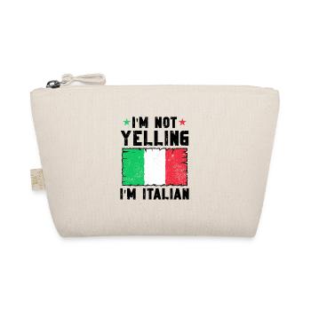 Italian Italian Italy Gift Idea Humor - Organic Pouch - nature - Front