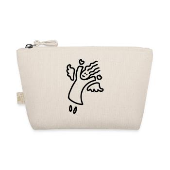flying angel - line - Organic Pouch - nature - Front