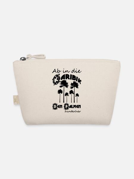 Ab in die Karibik Urlaub Geschenk - Bio-Täschchen - Natur