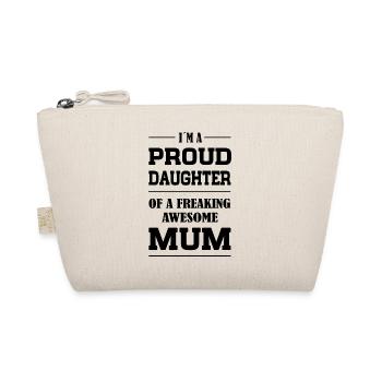 PROUD DAUGHTER OF A MUM - Bio-Täschchen - Natur - Vorne