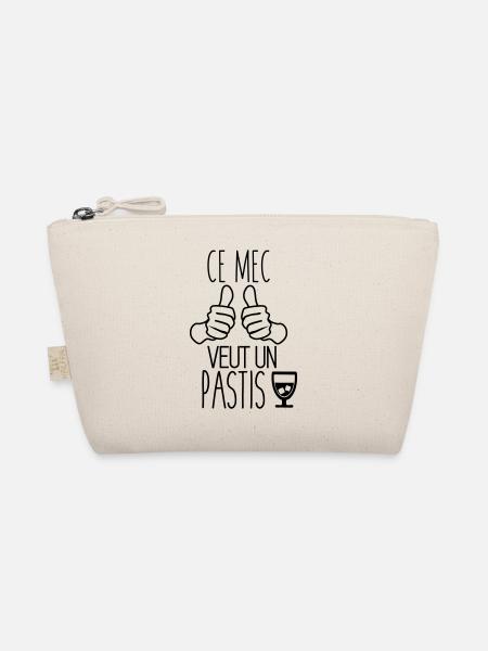 Ce mec veut un pastis humour citations alcool - Trousse biologique - nature - Devant