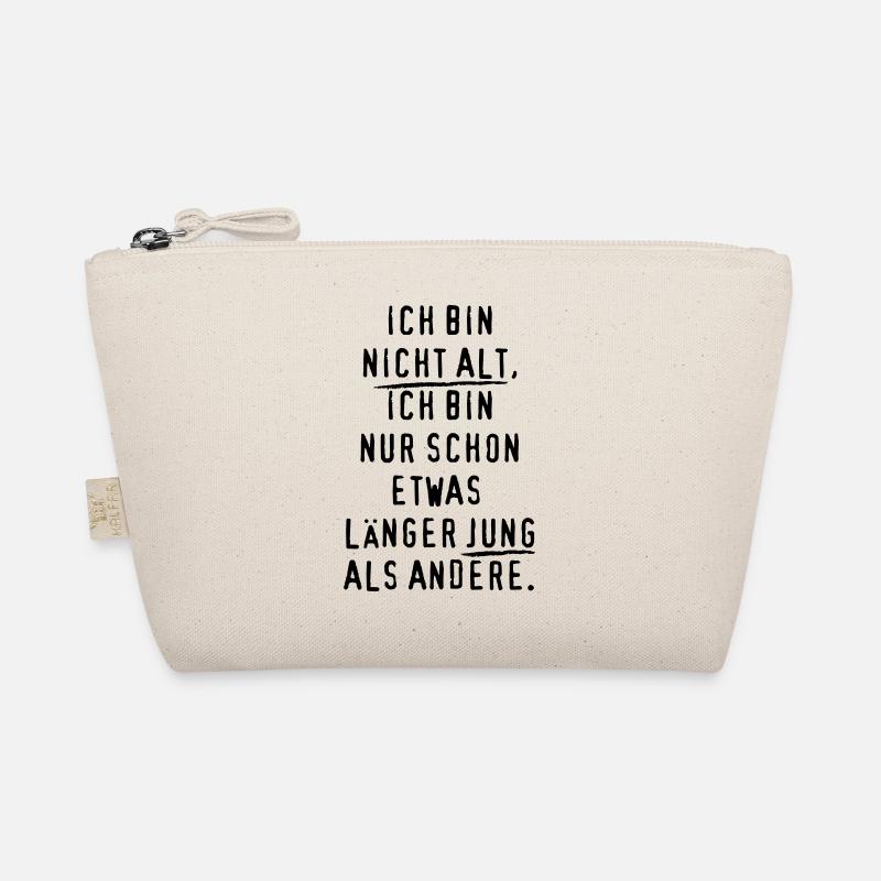 ICH BIN nicht alt JUNG Spruch Bio-Täschchen